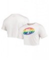 Unisex Branded White San Francisco 49ers Boxy Pride T-shirt $25.48 T-Shirts