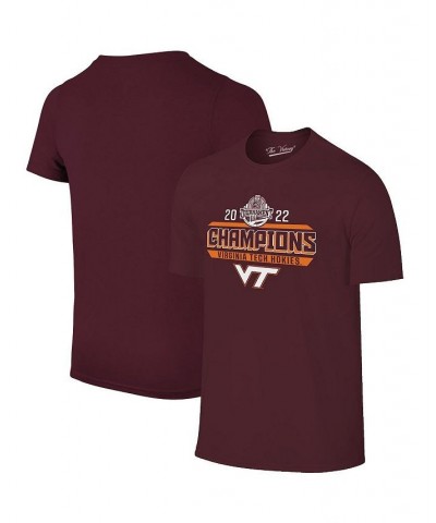 Men's Maroon Virginia Tech Hokies 2022 ACC Men's Basketball Conference Tournament Champions Locker Room T-shirt $20.00 T-Shirts