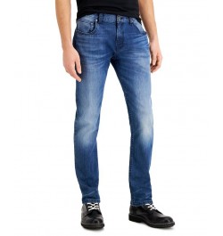 Men's Slim Straight-Leg Jeans Blue $17.20 Jeans