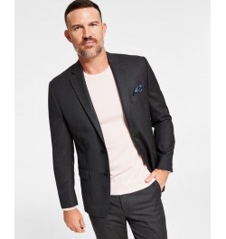 Men's Wool Flannel Classic-Fit Suit Jacket Green $57.00 Blazers