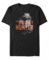 Star Wars The Mandalorian the Bounty Hunter Short Sleeve Men's T-shirt Black $19.94 T-Shirts