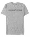 The Big Lebowski Men's Logo Short Sleeve T-Shirt Gray $18.54 T-Shirts