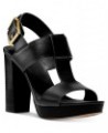 Women's Becker T-Strap Slingback Sandals Black $68.20 Shoes